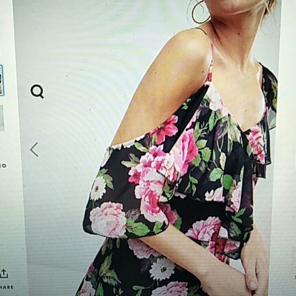 ASOS Wrap Maxi dress in dark floral print - Picture 3 of 4